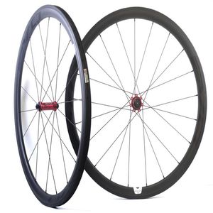 700C 38mm depth 25mm width carbon wheels road bicycle Tubular carbon wheelset with EVO straight pull hub U-shape rim340u