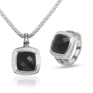 Necklaces Set For Women Jewelry Sets Zircon Women 14mm Pendant Necklace280z