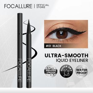 Eye ShadowLiner Combination FOCALLURE Professional Black Liquid Eyeliner Longlasting Waterproof Quickdry Liner Pencil Pen Makeup Beauty Cosmetics Tool 230911