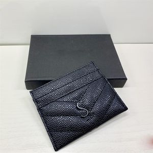 Whole Luxury Designer original purse quality Card Holder Genuine Leather France style Womens men Purses Mens Key Ring Credit C295m