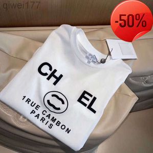 Designer haute couture2023 Advanced version Womens T-Shirt France trendy Clothing C letter Graphic Print couple Fashion cotton Round neckr vfws35