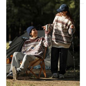 Suéteres masculinos Cityboy Mountain Fel suéter inverno versátil malhas jacquard