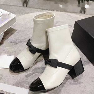 Ayak bileği botları en iyi nitelikli dermal taban botları topuklu bot ayak bileği patik ayakkabıları buzağı lüks tasarımcı kadın moda botları siyah boyut 35-41