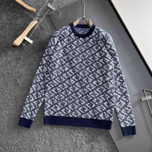 Maglione da uomo Maglione di lana invernale Felpa lavorata a maglia Girocollo con cappuccio F Jacquard Designer Pullover Cappotto Uomo Donna Collana T-shirt a maniche lunghe