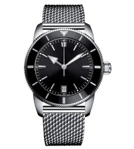 2023 Nova marca de luxo AAA de alta qualidade Superocean Heritage Watch 44 mm cinto de aço movimento mecânico automático relógio masculino pulso 2010161C1A1 frete grátis