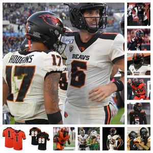 2023 Oregon State Beavers Football Jersey 15 Sam Mason Jr. 85 Cooper Jensen 94 Tavis Shippen 26 Harlem Howard 99 Isaac Hodgins 8 Sione