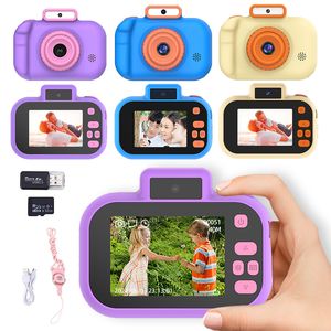 Oyuncak Kameralar Çocuk Dijital Kamera HD 4000W Ön Arka İkili IPS Ekran Mini Çocuklar İçin Komik Elektronik Oyuncaklar Hediye 230911