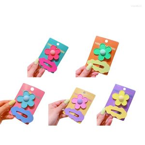 Hair Accessories Candy Color Clips For Little Girls Kids Thick Gift