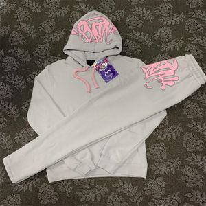 Set di parole invernale Centralcee cotone peluche con cappuccio di alta qualità con stampa a colori solidi di alta qualità Synaworld Hoodies Syna Tracksuit