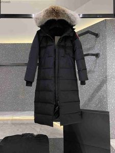 Parka da uomo in piumino stile famoso lusso da donna giacche lunghe lettere ricamate cappotto invernale canadese con cappuccio GOOSESs abbigliamento da donna all'aperto antivento unisex HKD230911