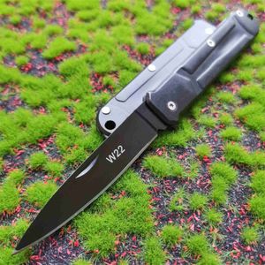 Folding Knife 7CR13 BLADE TACTICAL SURVIVAL CAMTING FICK UTomor Rostfritt stål Handtag Räddning Hunt Kitchen EDC Tool