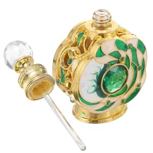 Solid Perfume Decorative Glass Bottle Travel Empty Refillable Holder Scent for Restoring 230911