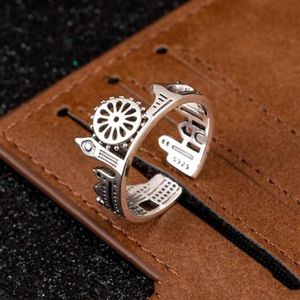 Cluster Rings 2021 Creative Urban Retro Style Ring London City Finger British Building For Women Cocktail Holiday Gift Fashion235V