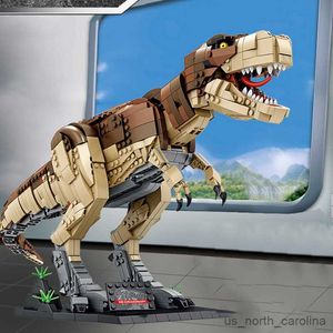 Bloklar Oyuncaklar Büyük Boyut Figürleri Model Yapı Taşları Velociraptor R230911