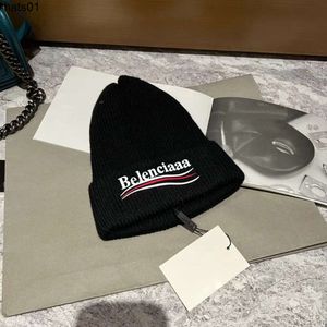 Designers beanie balenciga Knitted hats luxury letter winter hat Outdoor cold protectionwarm plush soft popular Fashion men and women cap 7