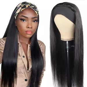 2022 Good Quality Headbang Wigs Human Hair Brazilian Indian Peruvian Malaysian Body Straight Water Loose Deep Curly For Women All 1734