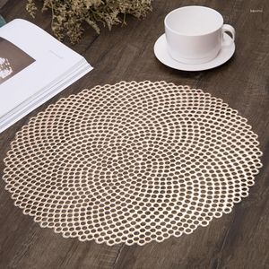 Table Runner Round Placemats Non-Slip Mats Dining Placemat Restaurant Supplies Accessorie