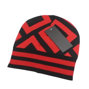 Шляпа мода мужские женские дизайнеры Bonnet Winter Beanie вязаная шерстяная шляпа плюс бархатная крышка черепа маска бахромы шляпы A-4