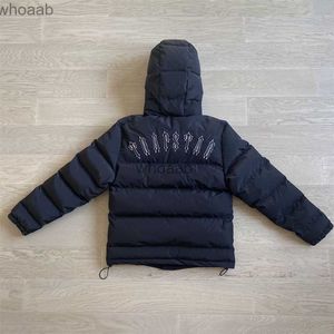 Men's Down Parkas Hooded Trapstar Puffer Down Jacket Men's Parkas Winter Warmth Original Nicest Qaulity Veste Piumino Trapstars Coat Jakets HKD230911