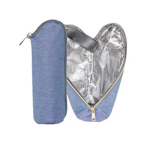 Bolsa térmica portátil para garrafa de bebê, bolsa térmica com isolamento para leite materno, bolsa aquecedora para garrafa de enfermagem, suporte para viagem hw0089