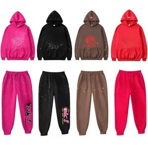 Örümcek Trapstar Trailsuit Hoodie Designer Erkek Giyim 555 SP5der Sweatshirt Erkekler Genç Thug Jumper Erkekler ve Kadın Moda Sokağı Koşu Takım