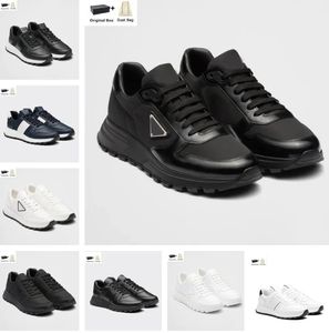 2024 Herrenschuhe Top Design Prax 01 Sneakers Re-Nylon gebürstetes Leder Nylon Mesh Marke Herren Skateboard Walking Runner Casual Outdoor Sports EU38-45