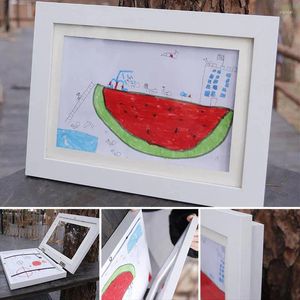 Frames Children Art Magnetic Front Open Changeable Kids Frametory For Poster Po Paintings Drawing Pictures Display Decoration