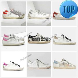 Goldenss Gooses Italy Brand Women Super Star Sneakers Fashion Casual Shoes Sequin Classic White Do-Old Dirty Shoe Designer Tennis