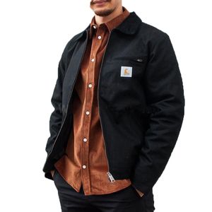 Giacca da papà giacca da uomo firmata con cappuccio giacche in eco-cotone con cerniera cappotto leggero di alta qualità da esterno
