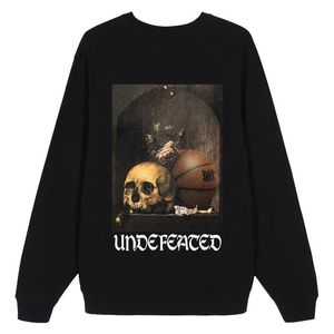 Herren-Designer-Hoodies mit Totenkopf-Motiv, Herren- und Damen-Pullover, Undefeated-Kapuzenpullover, lockeres, lässiges Kapuzenpullover, Übergröße, Größe S-2XL