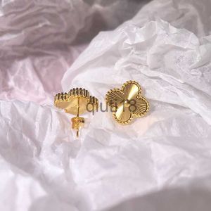Stud Luxury big gold hoop earrings for lady Stud Clip Simple Retro 18K Gold Plated Geometric Tassel Crystal Rhinestone Pearl Earring Wedding Party Jewerlry x0911