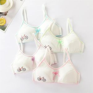 10-13 Years Girls 'Small Vest Sport Soft Training Lingerie Girls Bra Adolescent Teen Underwear Cartoon Teenage Brassieres Bras222w