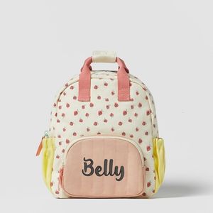 School Bags Personalized Embroidered Strawberry Kid Backpack Customized Children's Name Schoolbag Gift Baby Stroller Bag Back To School Gift 230909