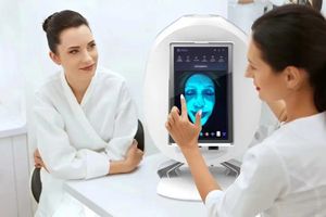 DH Hot Sale Professional 3D Skin Test Analyzer /Facial Scanner Analyzer Device