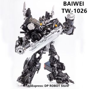 Giocattoli di trasformazione Robot BAIWEI Trasformazione TW-1026 TW1026 Ironhide KO SS14 Weaponeer SS Movie Robot Action Figure 230911