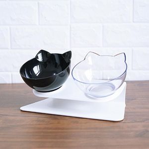 Cat Bowls Non-slip Double Pet With Raised Stand Food And Water For Cats Dogs Feeders Puppy Feeder Bowl Supplies
