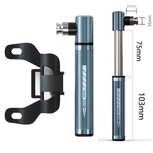 Fahrradpumpen 160psi Fahrradpumpe Tragbare Av/fv Fahrradluftpumpe Mini Hochdruckreifen Cnc Fahrradluftpumpe Aluminiumpumpen Barometer T3p5 230911