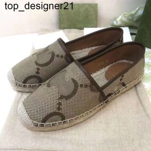 New 23ss Luxury fashion Brand Design Goat Leather Woman Espadrilles Classical womens mens Slip On Loafers Comfortable Flat Fisherman Shoes