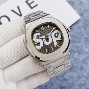 Mens Watch Designer Luxury Watch Automatisk rörelse ihålig ut multifunktionell sportklocka rostfritt stål armband safir glas vattentätt lysande klocka