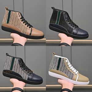 Homens correndo sapatos plataforma tênis de luxo designers oblíquos laço de bezerro tênis masculinos com caixa 38-45