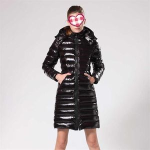 여성 다운 재킷 파카 패션 여성 겨울 재킷 모피 코트 Doudoune Femme Black Winter Coat AUTERWEER with hood208Z