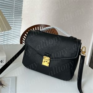 Högkvalitativ mode lyxig designer väska favorit handväska damer handväska grossist läderkedja präglad axelväska med låda