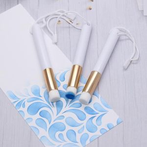 Envoltório de presente Kscraft 3 pcs Mini Blending Brush Ferramentas Desenho Pintura Cabeça Plana para Art Stencils Handmade Paper Craft Scrapbooking