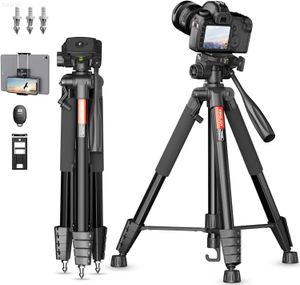 Tripods 74 inch camera is suitable for Canon Nikon mobile phone tripodw ithw irelessr ontrolu niversalm obilep honet ablets tanda ndt ravelb agsu itabl L230912