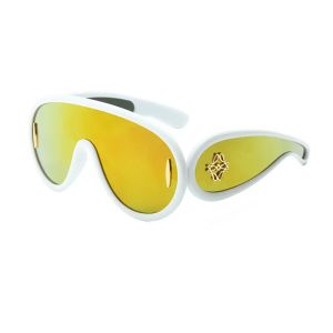 óculos de sol senhoras designers óculos de sol de uma peça homens óculos de moda nova moldagem de asa estilo europeu e americano múltiplas cores caixa correspondente marca SUN GLASS