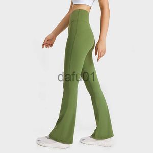 Active Hosen Damen Yogamhosen Schlankes Fit ausgestattet Pant Outfit High Elastic Nackt Allmatch Fashion Sports Casual Hosen für Lady Herbst und Winter Neue Stil Velafeel X09