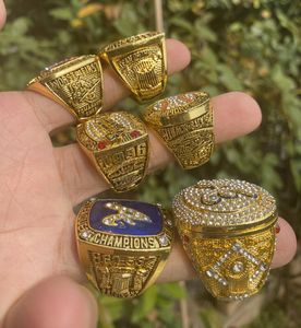 6pcs World Series Baseball Team Champions Championship Ring with Wooden Display Box Souvenir Men Fan Gift 2021 2023 Wholesale