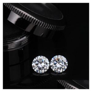 Diamanti sciolti all'ingrosso di alta qualità taglio molto eccellente rotondo 6-8 mm grande fuoco moissanite diamante per creazione di gioielli 2 pezzi a lo Dhgarden Dhwdl