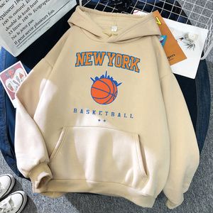 Women's Hoodies Sweatshirts York Basketball Street Hip Hop Hoody Women Oversized Pocket Streetwear Hip Hop Casual Hoodie Soft Fleece Loose Woman Hoody 230911