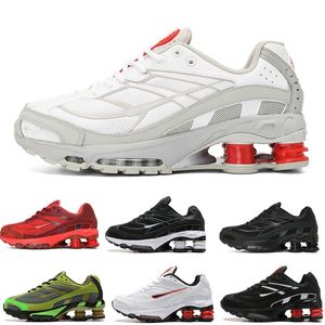 Herrkvinnor Shox Ride Running Shoes Athletic Sneakers Trainers Triple Black Reflect Silver Summit White Pink Green Red Medium Olive Shoxs Outdoor Sports